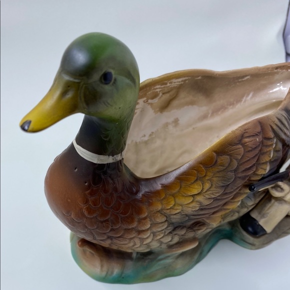 Holt Howard Millard Duck Planter/w Hunter - Picture 5 of 6